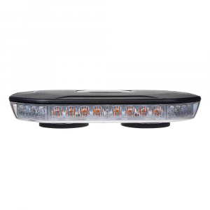 Mini LED rampa - oranžová / 40x LED / 10-30V / ECE R65, R10 / magnet (247x165x45mm)