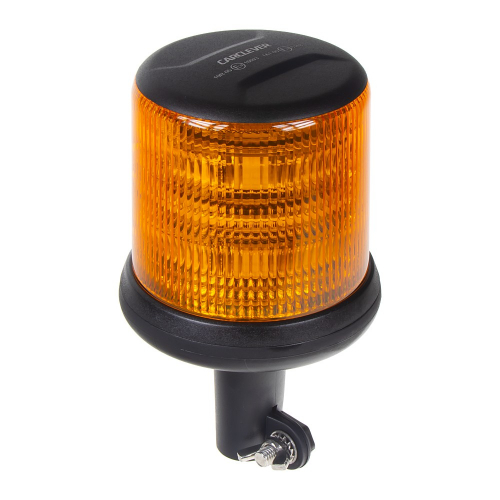12/24V oranžový LED maják ECER 65 s uchytením na tyč