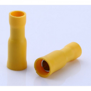 Káblová objímka - kruhová 5,0mm / žltá (100ks)