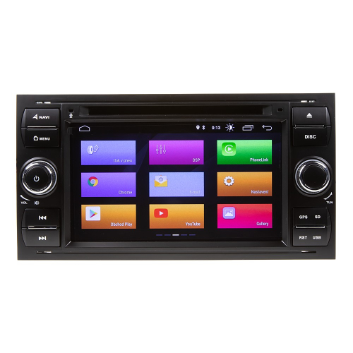 Autorádio pre Ford 2005-2012 s 7" LCD, Android 10.0, WI-FI, GPS,Carplay,Mirror link,Bluetooth,2x USB