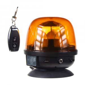 AKU LED maják, oranžový, diaľkové ovládanie, magnet, ECE R10, R65 