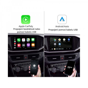 Použitie bezdrôtového CarPlay adaptéra pre rádiá s operačným systémom Android