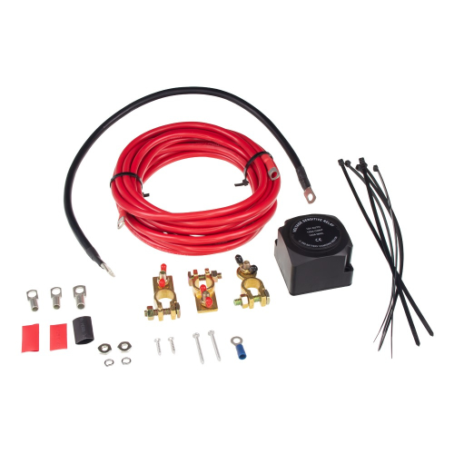 Relé sady pre automatické dobíjanie druhej batérie 12V/140A