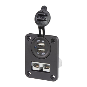 Zásuvka 2x USB / Anderson - 50A do panelu