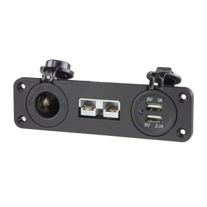 Zásuvka 2x USB / CL / Anderson - 50A do panelu