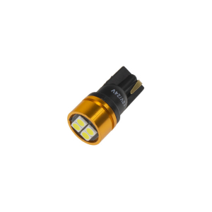 LED autožiarovka 12V / 24V - T10 biela 4xSMD LED3030 (2ks)