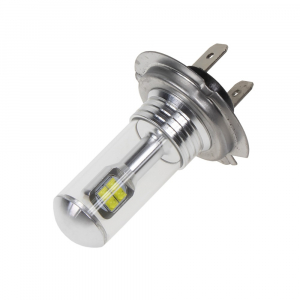 LED autožiarovka H7 - 12V / 24V biela 8x5W LED (2ks)