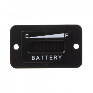 Tester kapacity autobatérií 12/24V - LED indikátor batérie