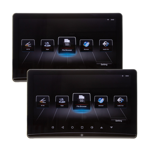 Set LCD monitorov 10,6" OS Android/USB/SD/HDMI s držiakom pre Mercedes-Benz