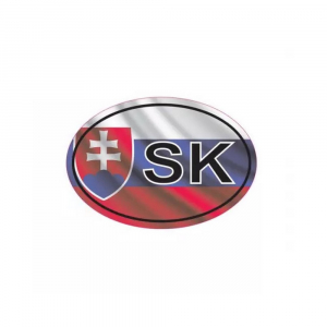 Samolepka SK - farebná (15x10cm)