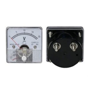 Analógový voltmeter - 20V DC (50x50x33mm)