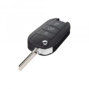 Náhradný kľúč Citroen / Peugeot s čipom HITAG AES 4A - 433MHz / HU83 (3-tlačidlový)