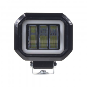 LED pracovní světlo 12/24V - 3x LED s pozičním světlem (94x77x53mm)