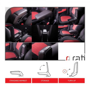 Použitie lakťovej opierky RATI VW CADDY 2020- 