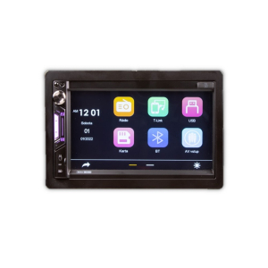 Multimediálne 2DIN autorádio - 6,9" LCD / Carplay / Android Auto / Mirror link / Carplay / Bluetooth / USB / microSD
