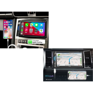 Zobryzenie navigácie 2DIN autorádia s 6,9" LCD, Carplay, Android Auto, Mirror link, Carplay, Bluetooth, USB, microSD