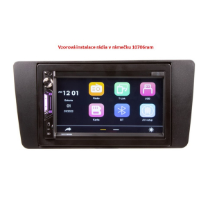 Použitie 2DIN autorádia s 6,9" LCD, Carplay, Android Auto, Mirror link, Carplay, Bluetooth, USB, microSD