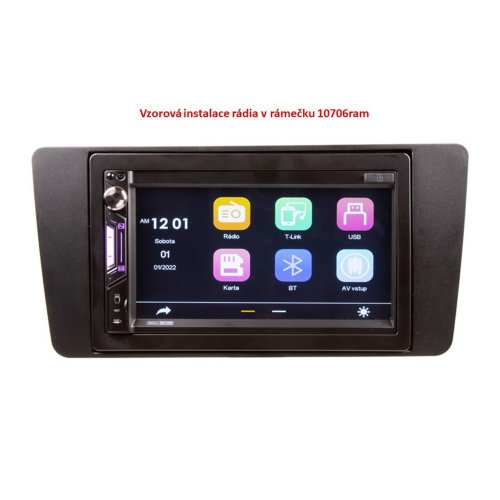 Použitie 2DIN autorádia s 6,9" LCD, Carplay, Android Auto, Mirror link, Carplay, Bluetooth, USB, microSD