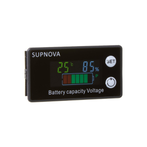 Indikátor kapacity baterie - s LCD displejom 8-100V