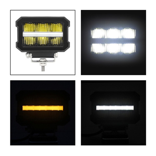 Svítivost 30W kombinovaného LED světla 10-30V s pozičním a oranžovým světlem