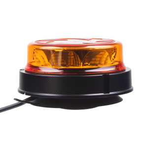 LED maják oranžový 12V/24V - 16x 1W LED/ECE R65 s magnetickým uchycením (ø 142x77mm)