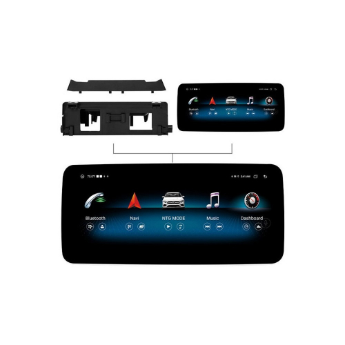 Parametre multimediálneho monitora pre Mercedes s 10,25 "LCD, Android 11.0, WI-FI, GPS, Carplay, Bluetooth, USB