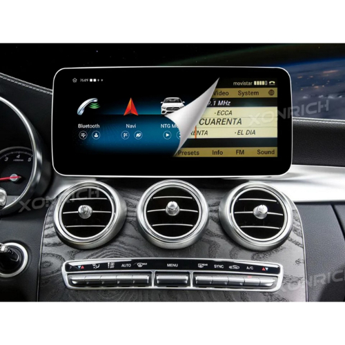 Použití multimediálního monitoru pro Mercedes s 10,25" LCD, Android 11.0, WI-FI, GPS, Carplay, Bluetooth, USB