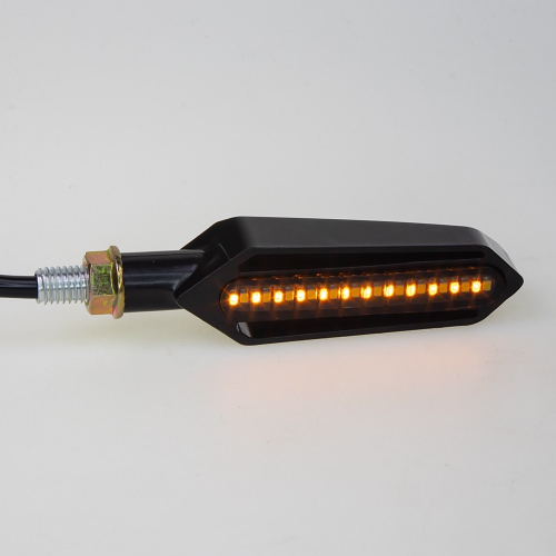 LED dynamické moto směrovky s denním svícením
