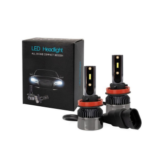 LED autožiarovky H11 - biele / 6400lm / 50W / 9-32V (2ks)