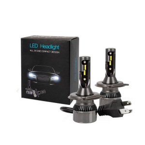 LED autožiarovky H4 - biele / 6400lm / 50W / 9-32V (2ks)