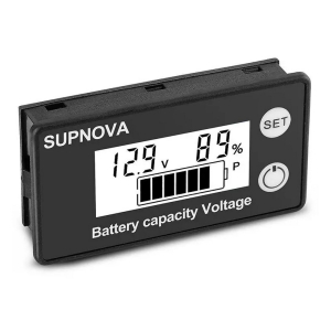 Indikátor kapacity batérie - s LCD displejom 8-100V