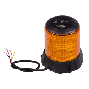 Oranžový 96W LED maják ECER65 s hliníkovým obalom na pevnú montáž