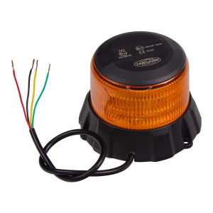 Oranžový 48W LED maják ECER65 s hliníkovým obalom na pevnú montáž