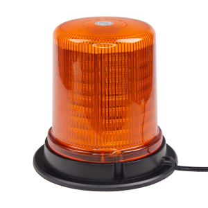 LED maják - oranžový / 128x1,5W LED / 10-30V / ECE R65 / pevná montáž (ø 154x149mm)