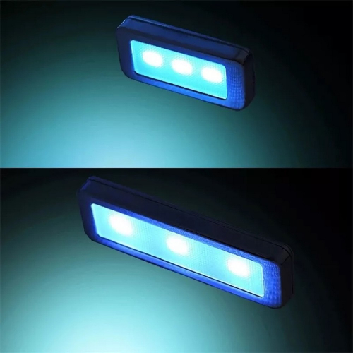 Svítivost modrého ambietního LED světla 12V