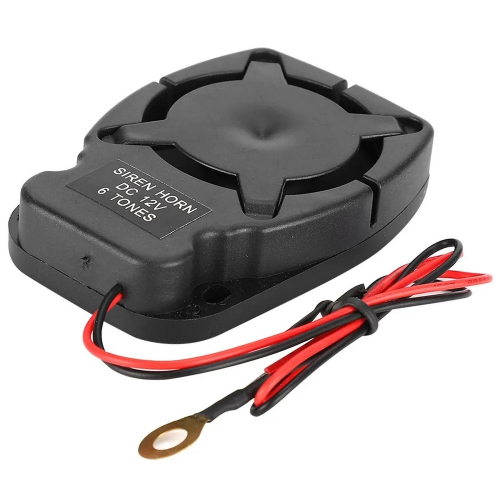 Zapojenie 6-tónovej magnetodynamickej sirény 12V/110dB