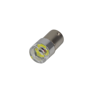 LED autožiarovka BA15s / 12V - biela COB LED (2ks)