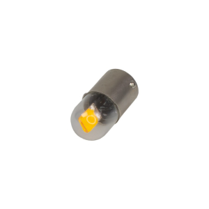 COB LED autožiarovka BAU15s / 12V - oranžová 1x COB LED (2ks)