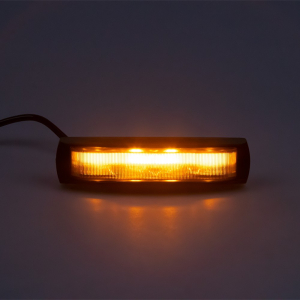 Svietivosť oranžového 18W LED výstražneho svetla ECER65