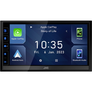 Použitie JVC KW-M785DBW s 6,8" displej / USB / AV / Bluetooth / Apple CarPlay / Android Auto / DAB