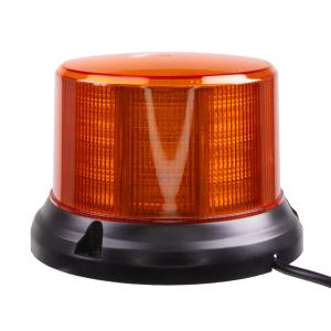 LED maják oranžový 12V / 24V - 96x0,5W LED / ECE R65 R10 / s pevnou montáží (ø170x110mm)