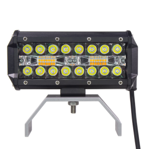 LED pracovné svetlo - biele 16x3W / oranžový Predátor 14x3W LED / 10-30V / ECE R10 (168x79x63mm)