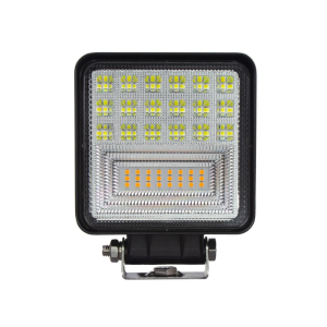 LED pracovní světlo - bílé 18x3W / oranžový Predátor 24x3W LED / 10-30V / ECE R10 (110x110x35mm)