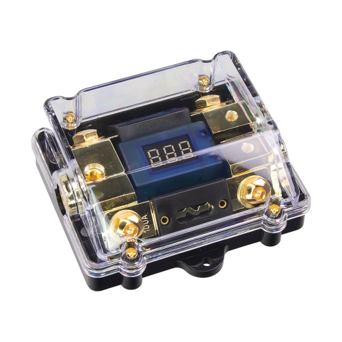 KUERL poistkové puzdro pre 2x AFS (mini ANL) s poistkami 60A + displej