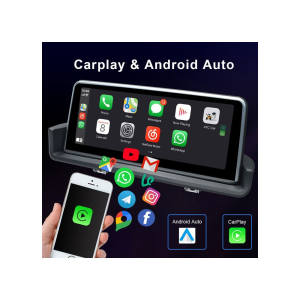 Pripojenie ku multimediálnemu monitoru pre BMW E90 s 10,25 "LCD, Android, WI-FI, GPS, Carplay, Bluetooth, USB