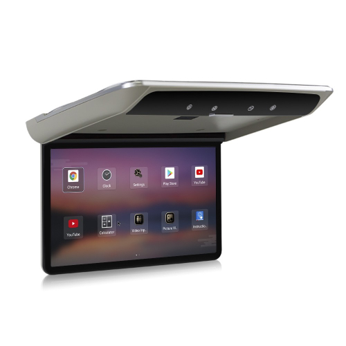 Ovládání 15,6" stropního monitoru s OS. Android USB/SD/HDMI/FM, dálkové ovládání se snímačem pohybu