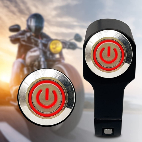 Montáž modro podsvieteného spínača pre svetlá,predátory,zvukové systémy na motocykel 