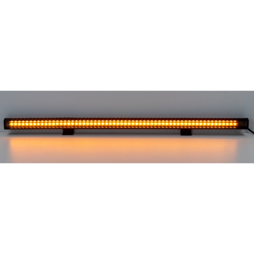 Gumové výstražné LED svetlo vonkajšie, oranžové, 12/24V, 540mm