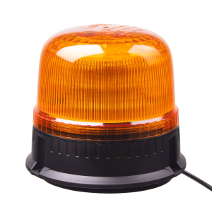 LED maják 12/24V - oranžový / 24x LED / ECE R65 / magnet (ø129 x 134mm)