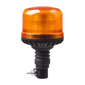 LED maják oranžový 12/24V - 16x5W LED / ECE R65 s uchytením na tyč (ø115 x 190mm)